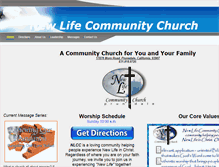 Tablet Screenshot of newlifecommunity.net